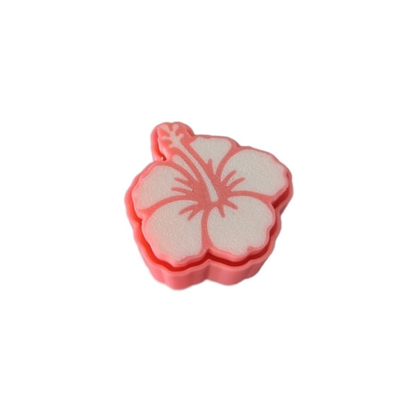 2PC hibiscus clicker 3D printing