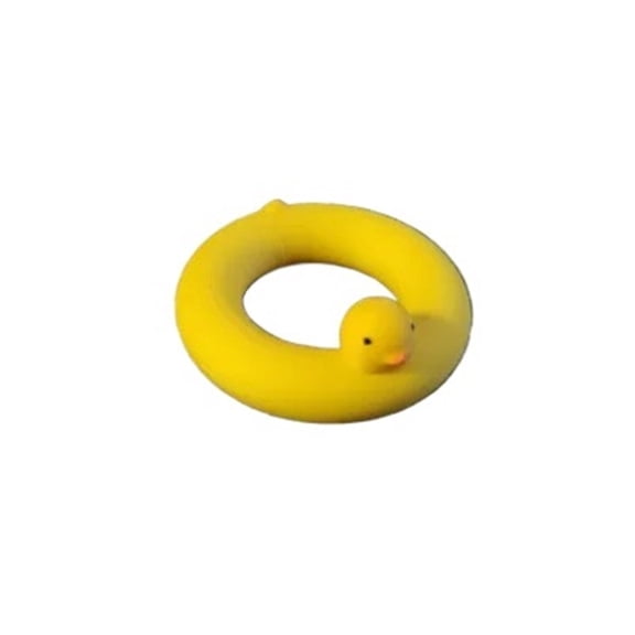 2PC mini swimming ring little yellow duck 3D printing