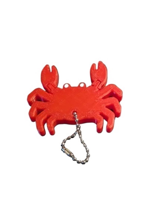 2PC movable crab keychain 3D printed ornaments