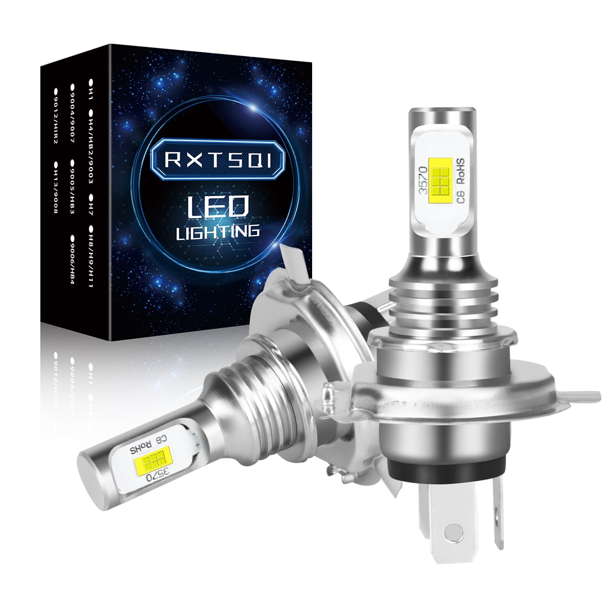 2PC white LED Headlight bulbs for Polaris Sportsman 335 1999-2000; ATV 4 wheeler,9003 / H4 / HB2