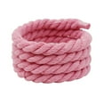 thumbnail image 1 of 2PCS 0.8cm120cm Width Polyester Cotton High Quality Low-top Canvas Shoe Laces 10Colors Weaving Twisted Rope Solid Color Laces Bold Shoelaces Thick Rope Laces PINK, 1 of 8