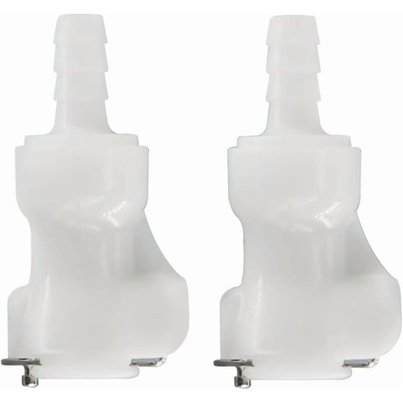 2PCS 1/4" 3/8" 5/16" Plastic Tube in-line Hose Barb Quick Release Coupling, Quick-disconnect insert Coupler,Shut-Off Valved in Quick Connector,Female Connect Fittings (2x Female Connector)