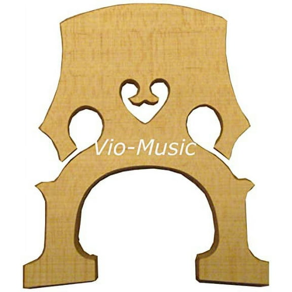 2PCS 1/4 Cello Bridge Maple Laser Cut