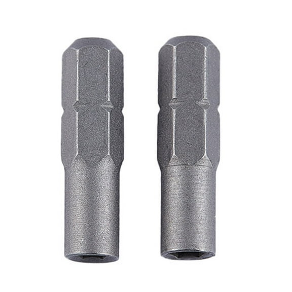 2PCS 1/4 inch Insert Bit Adapter To 4mm Hex Shank Electric Screwdriver Tool