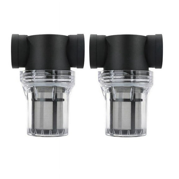 2PCS 1 Inch Garden Watering Irrigation Filter Aquaculture Fish Tank Water Pump Car Washing Pipe Strainer