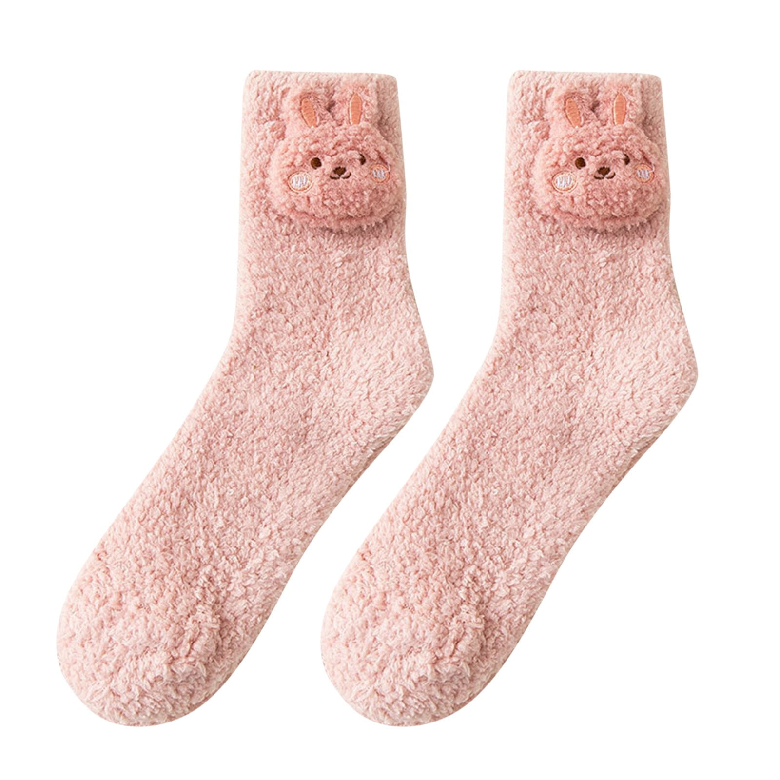 2PCS 1 Pair Of Women Casual Animal Print Cotton Pattern Lady Socks Tube