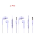 thumbnail image 1 of 2PCS 1 Set Brand New Original OEM For SAMSUNG Galaxy S4 S3 S5 Note 2 STEREO Headset Earphone--White, 1 of 5
