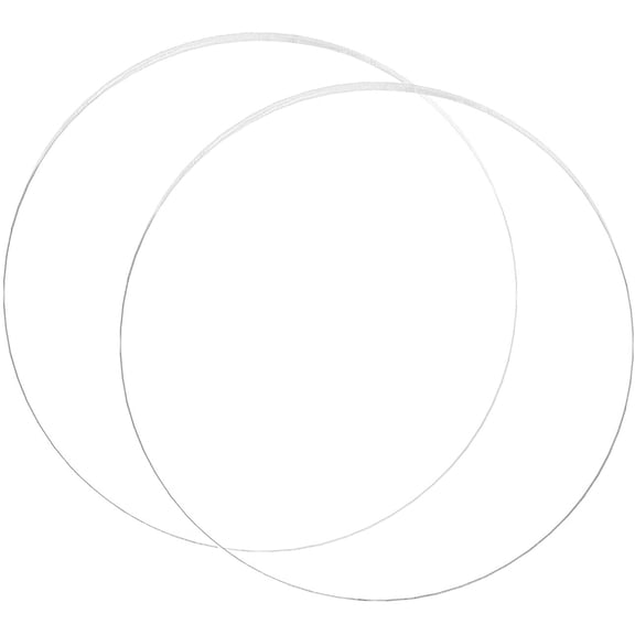 2PCS 10 Inch Clear Acrylic Sheet Round Circle Dis Acrylic Sheet for Decoration Office Sign Coasters and Other DIY Project 3mm Thick Clear