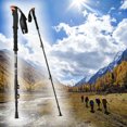 thumbnail image 1 of 2PCS 100% Carbon Fiber Trekking Pole Hiking Stick Ultralight Walking Stick for Hiking with extended EVA Foam Handle, 1 of 7