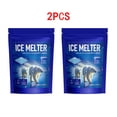 thumbnail image 1 of 2PCS 100g Environment-Friendly Ice & Snow Melt Agent - Reduces Impact on Vegetation/Concrete, for Winter Snow/Ice Removal on Driveways, Sidewalks, Patios, Safe & Easy to Use, 3.53oz, 1 of 9
