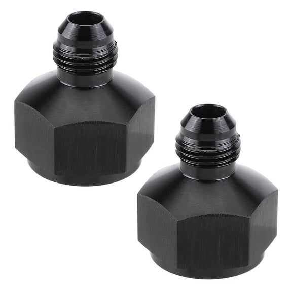 2PCS 10AN Female to 6AN Male Flare Reducer Fitting Adapters Fuel Cell Bulkhead Adapter Precise Threads Tight Sealing