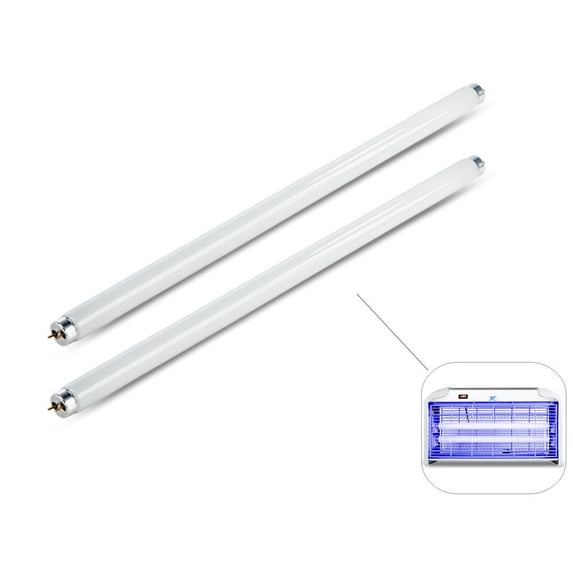 2PCS 10W T8 UV Lamp Replacement For 20W/30W Bug Mosquito Zapper