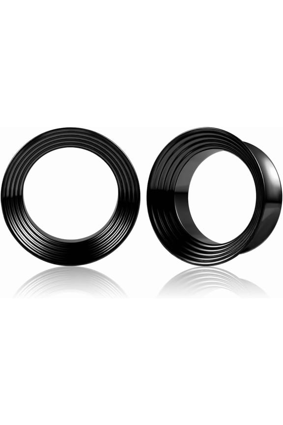 2PCS 10mm-16mm Top Double Flare Ear Plugs Stretchers Hypoallergenic 316L Stainless Steel Body Jewelry for Women Men Ear Gauges Stretching Expander[j543]