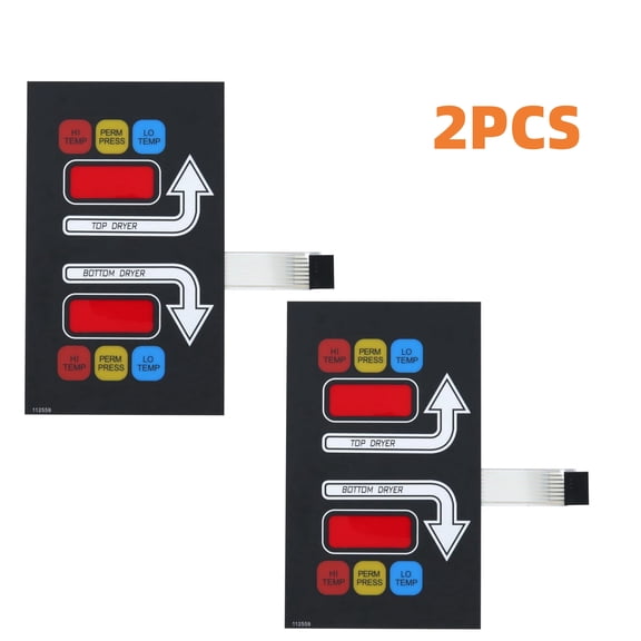 2PCS #112559 Keypad with Arrow Sign For American Dryer / ADC Model AD320/AD330