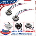 thumbnail image 1 of 2PCS 1157 2357 LED Pig Tail Plug Stop Brake Turn Light Bulb Socket Harness Wire, 1 of 9