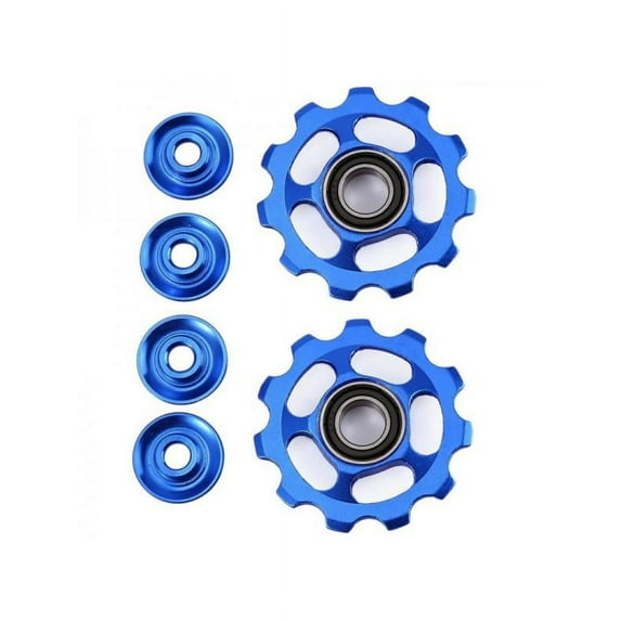 2PCS 11T MTB Aluminum Bearing Jockey Wheel Pulley Road Bike Bicycle Rear Derailleur
