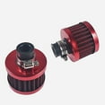 thumbnail image 1 of 2PCS 12mm Mini Universal Blue Motor Cone Cold Clean Air Intake Filter Turbo Vent Breather, 1 of 8