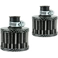 thumbnail image 1 of 2PCS 12mm Mini Universal Blue Motor Cone Cold Clean Air Intake Filter Turbo Vent Breather, 1 of 8