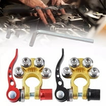 2PCS 12v Quick Release Brass Car Battery Terminals Battery Connectors Cars Truck