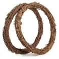 thumbnail image 1 of 2PCS 14 Inch Grapevine Wreathes Wreath Rattan Wreath Garland for DIY Christmas Craft or Wedding Decors, 1 of 7
