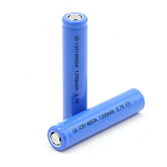 2PCS 14650 1200mAh 3.7v Battery for Headlamp Flashlight Mini Fans Electric Razor