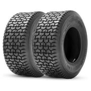 2PCS 16x6.50-8 Lawn & Garden Mower Tires Turf Friendly, 16x6.5-8 Great Traction for Garden Tractors, Walk-behind Mowers, Turf Maintenance Vehicles, Golf Carts, Snowblowers, Utility Vehicles