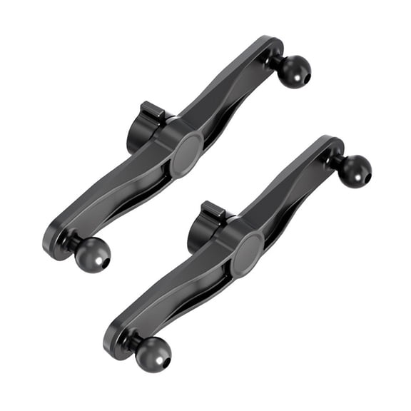 2PCS 17mm Double Head Extension Base Universal Splitter Base 1 to 2 Head Mount Base for Vehicle Dashboard Phone Mounts