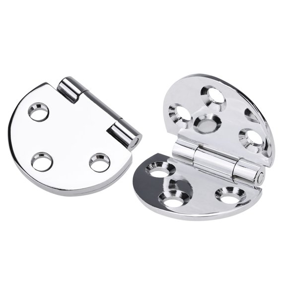 2PCS 180-Degree Copper Hinges for Folding Tabletop Sewing Machine Table