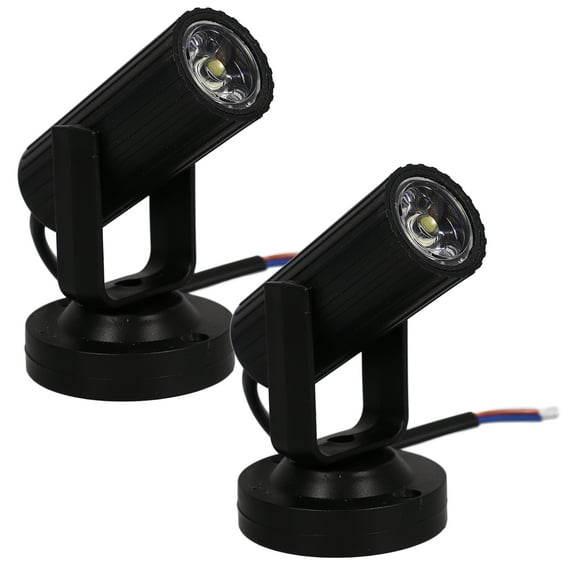 2PCS 1W LED Stage Spotlight for Theater Party Dance Black Lighting Equipment