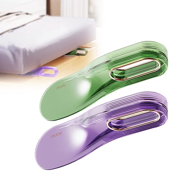 2PCS 2 in 1 Mattress Lifter & Bed Sheet Tucker Tool Ergonomic Bed Maker Tool ABS Mattress Wedge Sheet Tucking Aid for Easy Bed Making Home Hotel Dorm Use