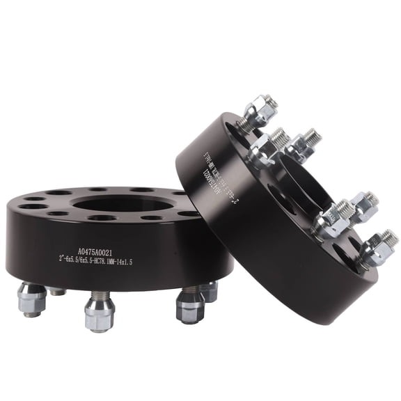 2PCS 2'' 6x5.5 Hub Centric Wheel Spacers Adapters A0475A0021 by EGOESWELL