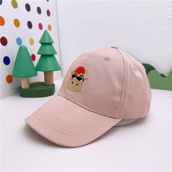 2PCS 2023 Summer New Children's Baseball Cartoon Boy Hat Outdoor Fashion Casual Baby Hooding Smaller Sunscreen