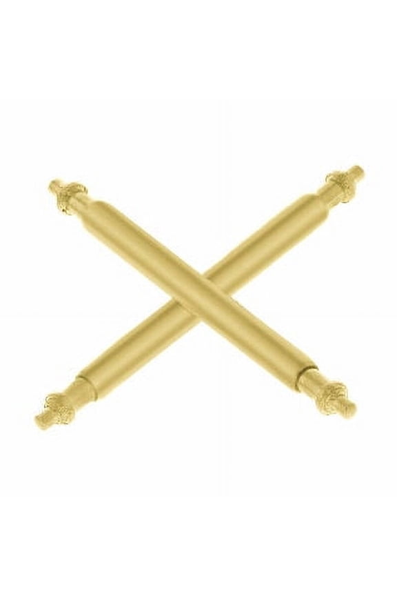 2PCS 20MM GOLD SPRING BAR PIN FOR ROLEX GMT-MASTER WATCH BAND STRAP