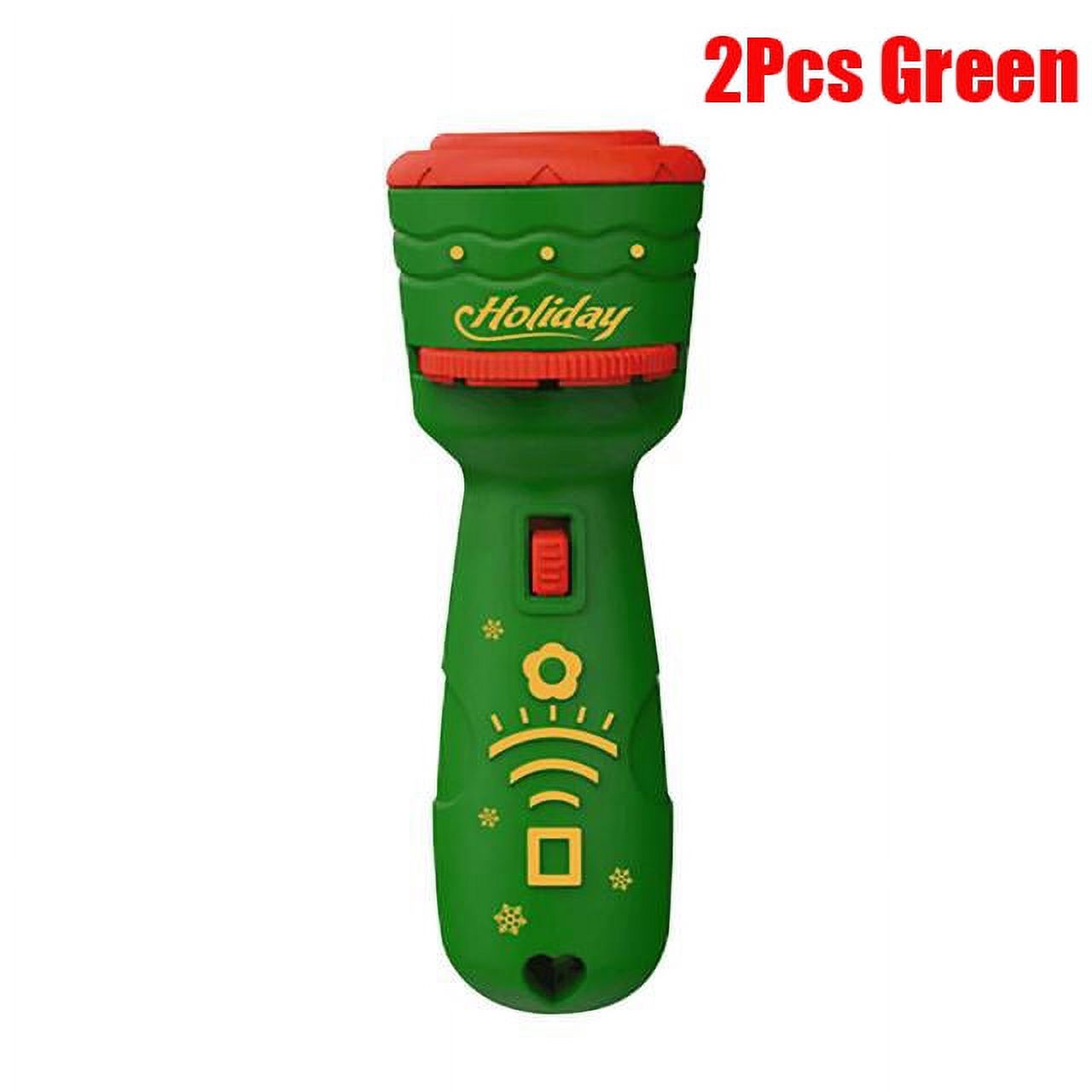 2PCS 21 Patterns Christmas Flashlight Projector for Kids Slide