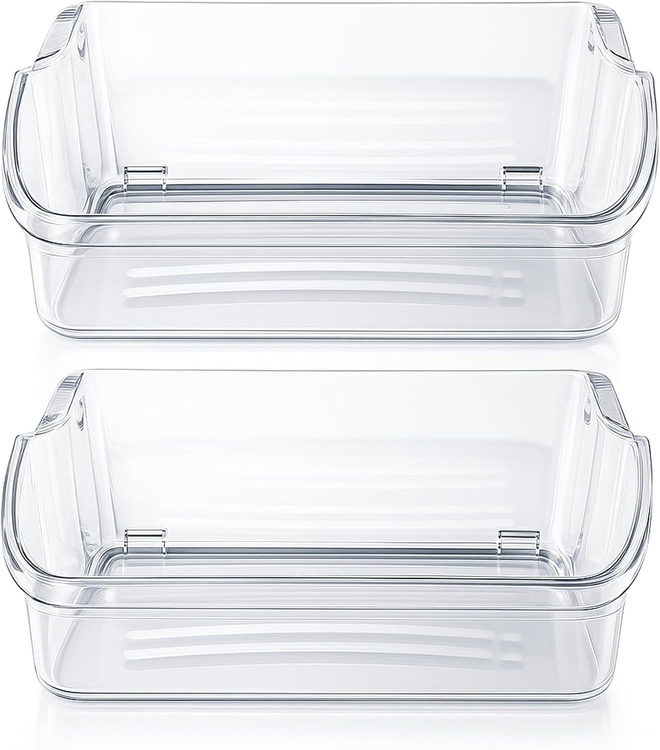 2PCS 240324502 Refrigerator Door Bin Shelf Replacement Compatible with Frigidaire Kenmore Electrolux Fridge Door Shelves Bin Part Fit Model LFSS2312TF0 LFSS2312TE0 LFSS2312TP0 FFSS2315TS0 FFSS2315TS2