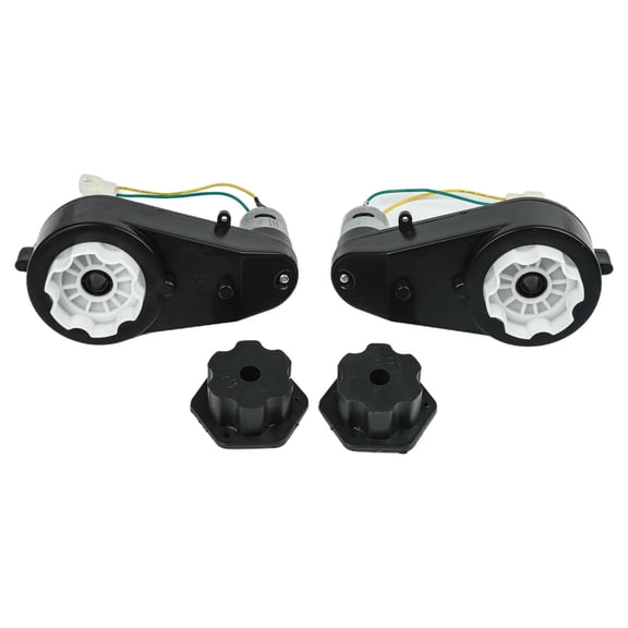 2PCS 24V RS555 35000RPM Gears Motor Gearbox For Power=Wheels Motor Upgrade,18V-24V Kids Ride On Toy Electric Car Conversion Kit