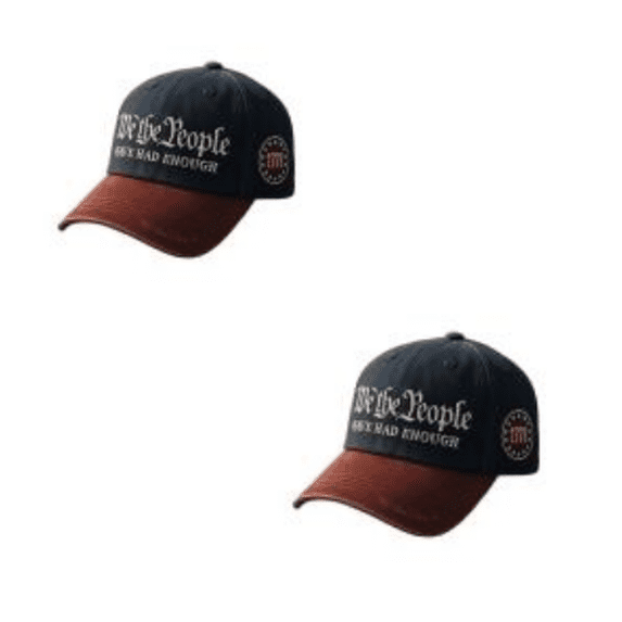 2PCS 250 Anniversary Usa Hat, 250 Year American Anniversary Hat, Vintage 250th Anniversary USA Hat We The People Have Had Enough Baseball Cap, Declaration Of Independence Hat (Navy)