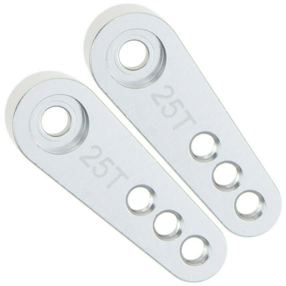 2PCS 25T Metal Steering Servo Horn Arm for RC 1:8 1:10 Car/Boat Spare Part Accessory