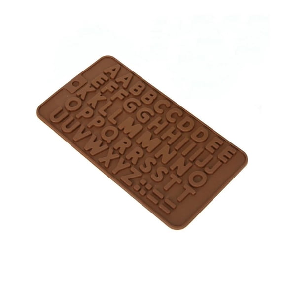 2PCS 26 Cavities Alphabet Silicone Mold,2pcs Capital Letter Baking Pan Handmade Chocolate Moulds Biscuit Ice Cube Tray Baking Molds