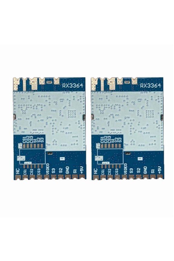 2PCS 3.3G FPV VTX Module RX3364 Wireless Module Analog Wireless FPV Audio Video Transmission Receiver Module