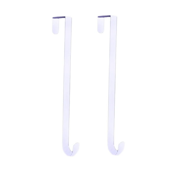 2PCS 30cm/38cm Wreath-Hanger Non Scratch Over The Door Hooks, Easter Halloween Christmas Decoration Welcome Sign for Front Doors Décor Inside Outside,Slim Hangers Organizer for Home