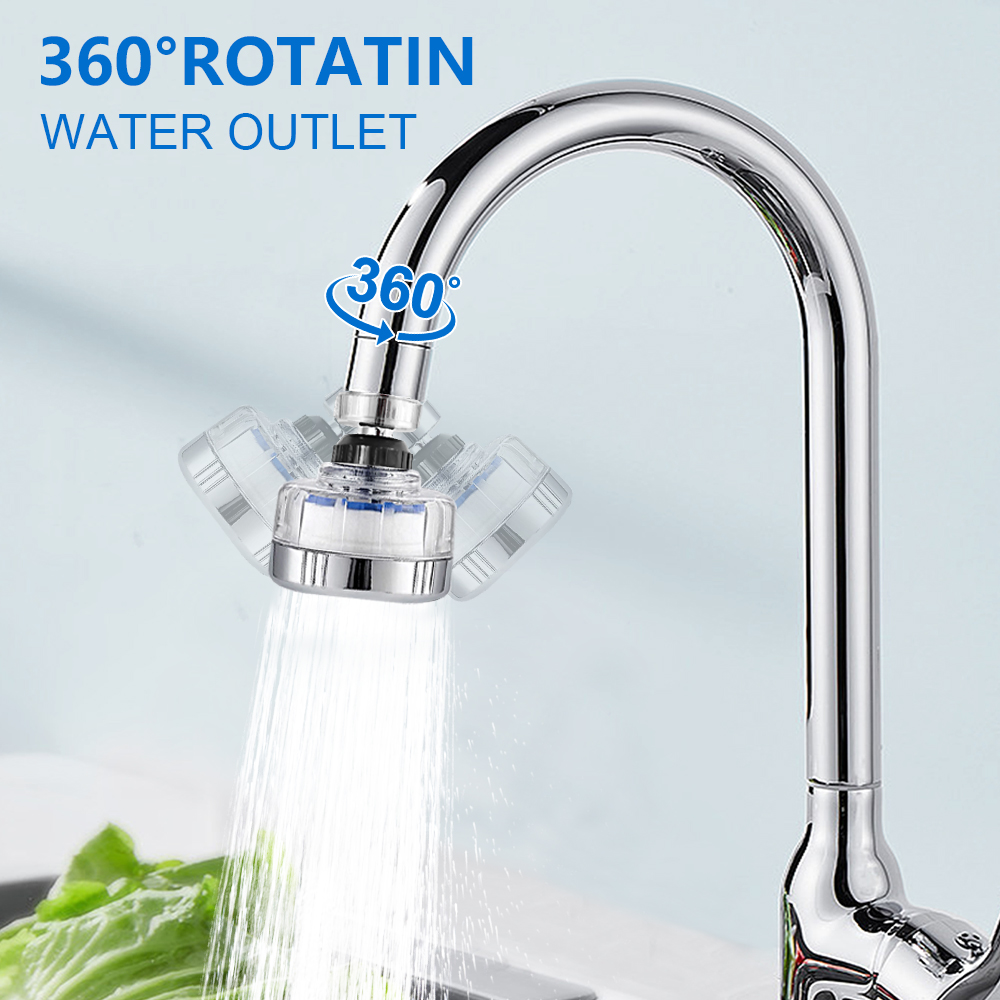 2PCS 360° Rotating Faucet Water Filter – Removes Lead, Rust, Heavy ...