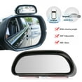 thumbnail image 1 of 2PCS 360° Wide Angle Side Rear Mirrors Blind Spot Snap Way Car Rear View Mirror, 1 of 6