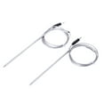 thumbnail image 1 of 2PCS 39" Stainless Steel Meat Thermometer Probe for BBQ Oven Cooking, 1 of 8