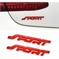 2PCS 3D Metal Car Sport Sticker, Car Side Fender Rear Trunk Emblem ...