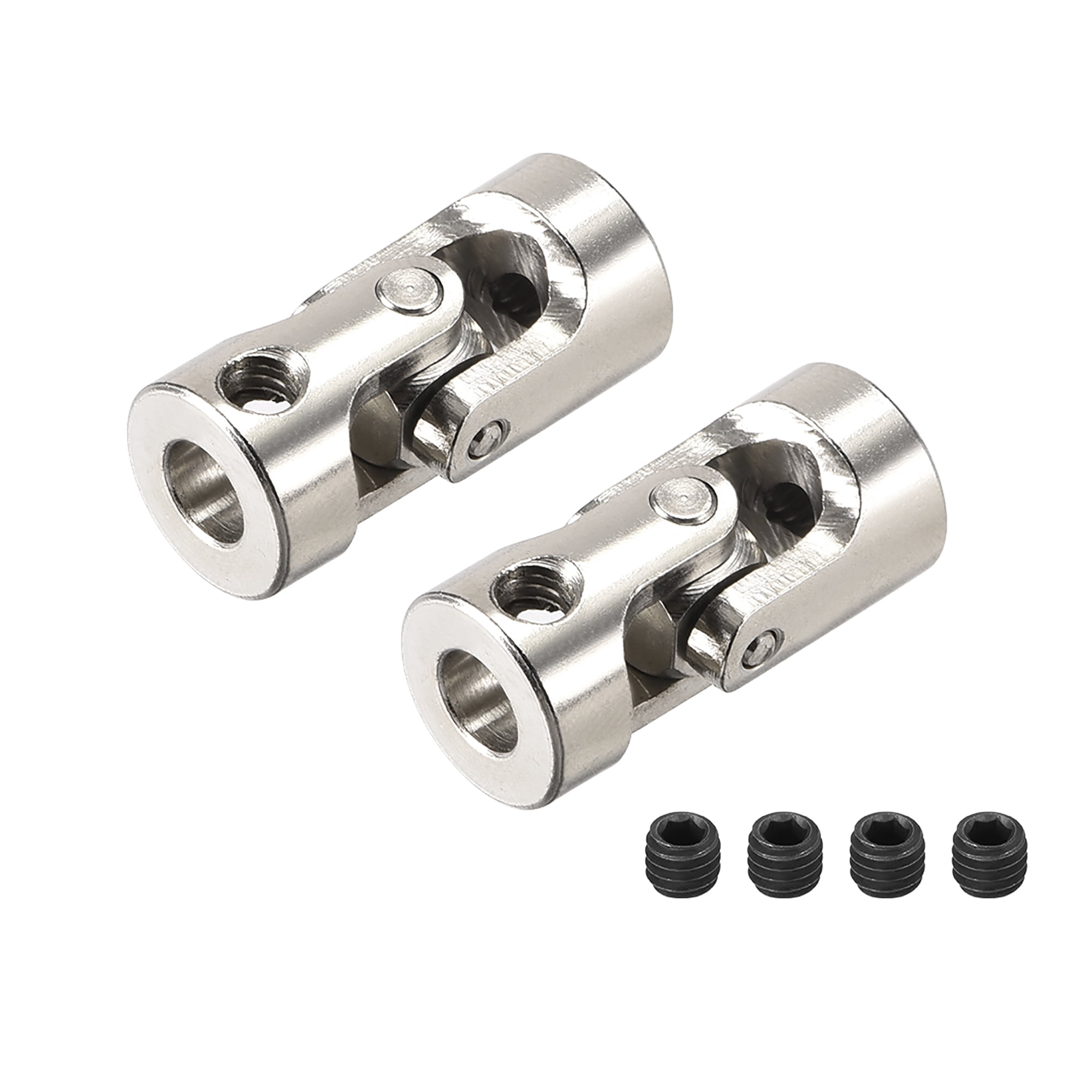 2PCS 3mm to 5mm Rotatable Universal Steering Shaft Coupler Motor ...