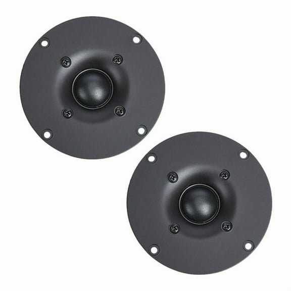 2PCS 4 Inch HiFi Tweeter Speaker 8 Ohm 30-60W Silk Film Dome Audio Treble Speaker for Sound Systems Home Speaker