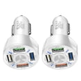 thumbnail image 1 of 2PCS 4-Port USB Fast Car Charger, QC3.0 Car Charger Adapter, 4 Multi Port Cigarette Lighter USB Charger, Car Phone Charger Compatible with iPhone/Android/Samsung Galaxy S10 S9 Plus and More, 1 of 1