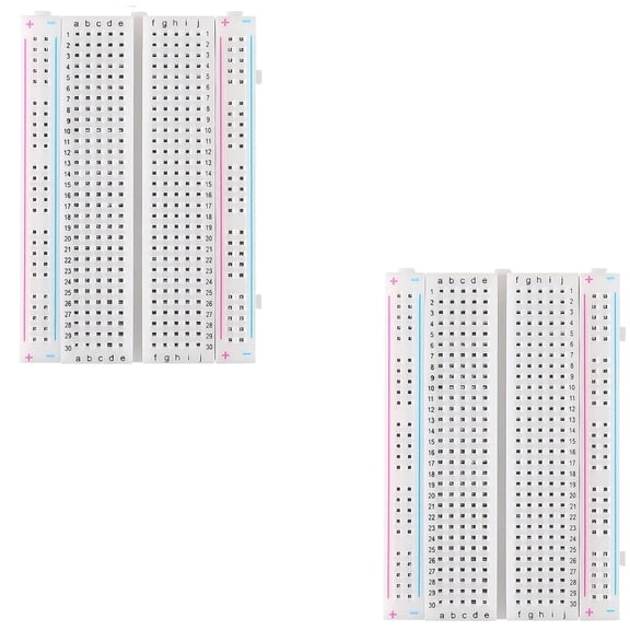 2PCS 400Point Solderless Breadboard, Prototype PCB Board Compatible with Arduino