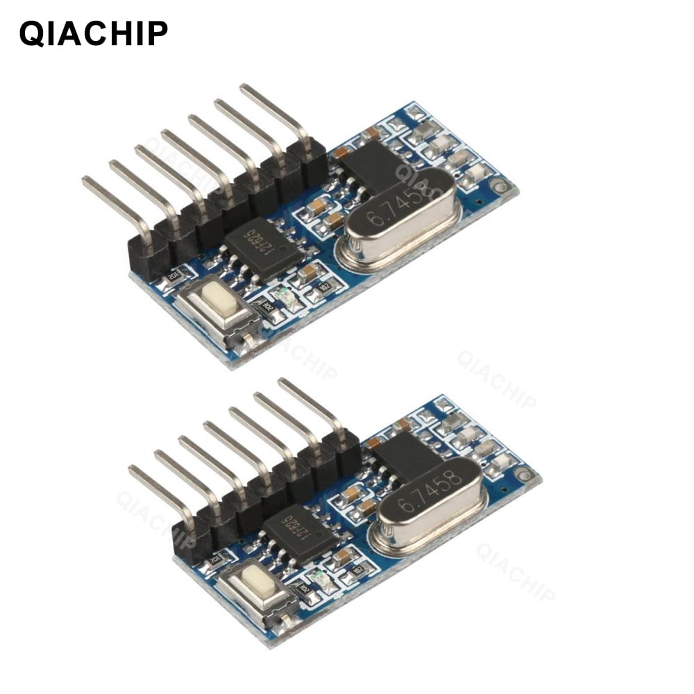 2PCS 433mhz RF Receiver Learning Code Decoder Module 433MHZ Wireless 4 ...